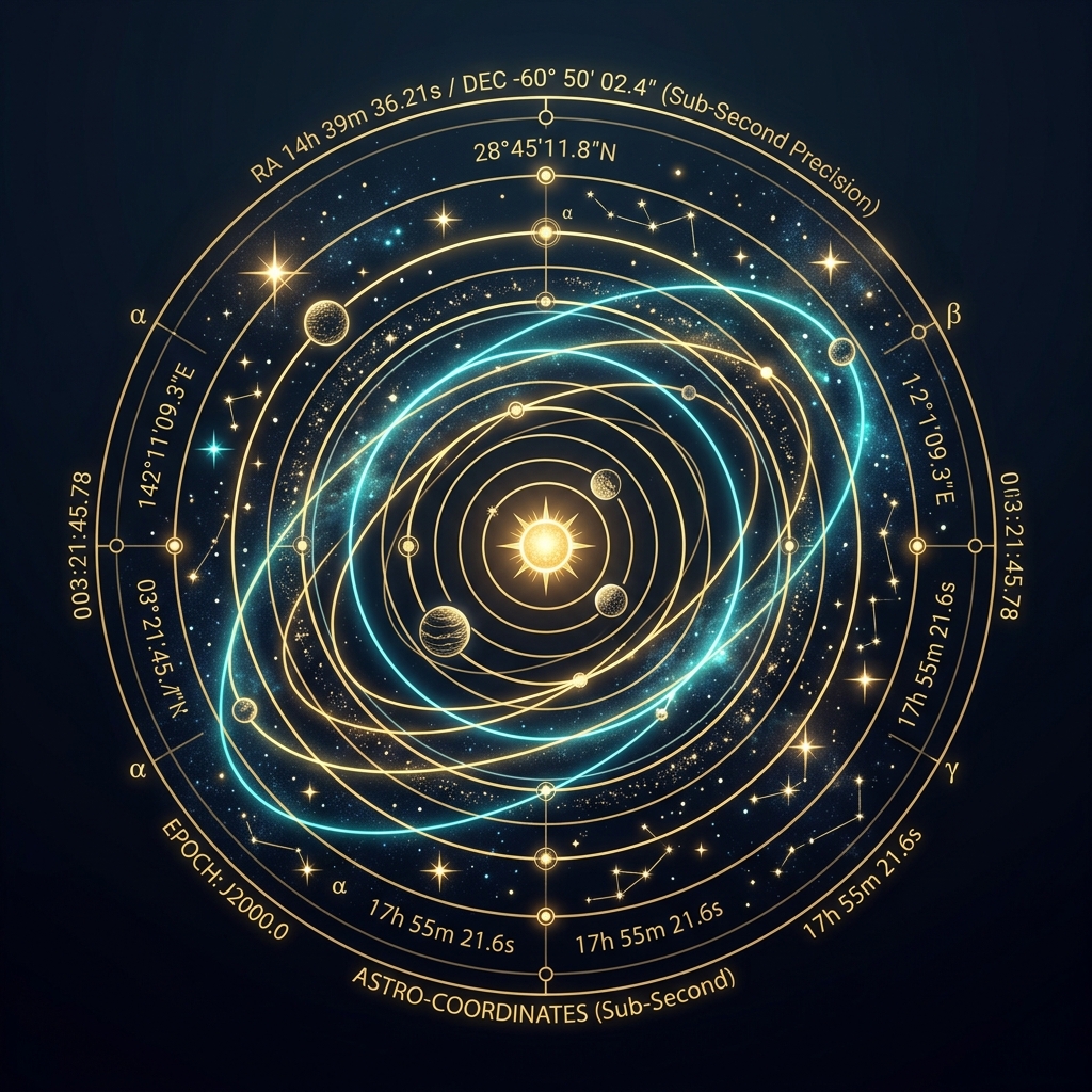 Sub-Arcsecond Astronomical Calculation Precision