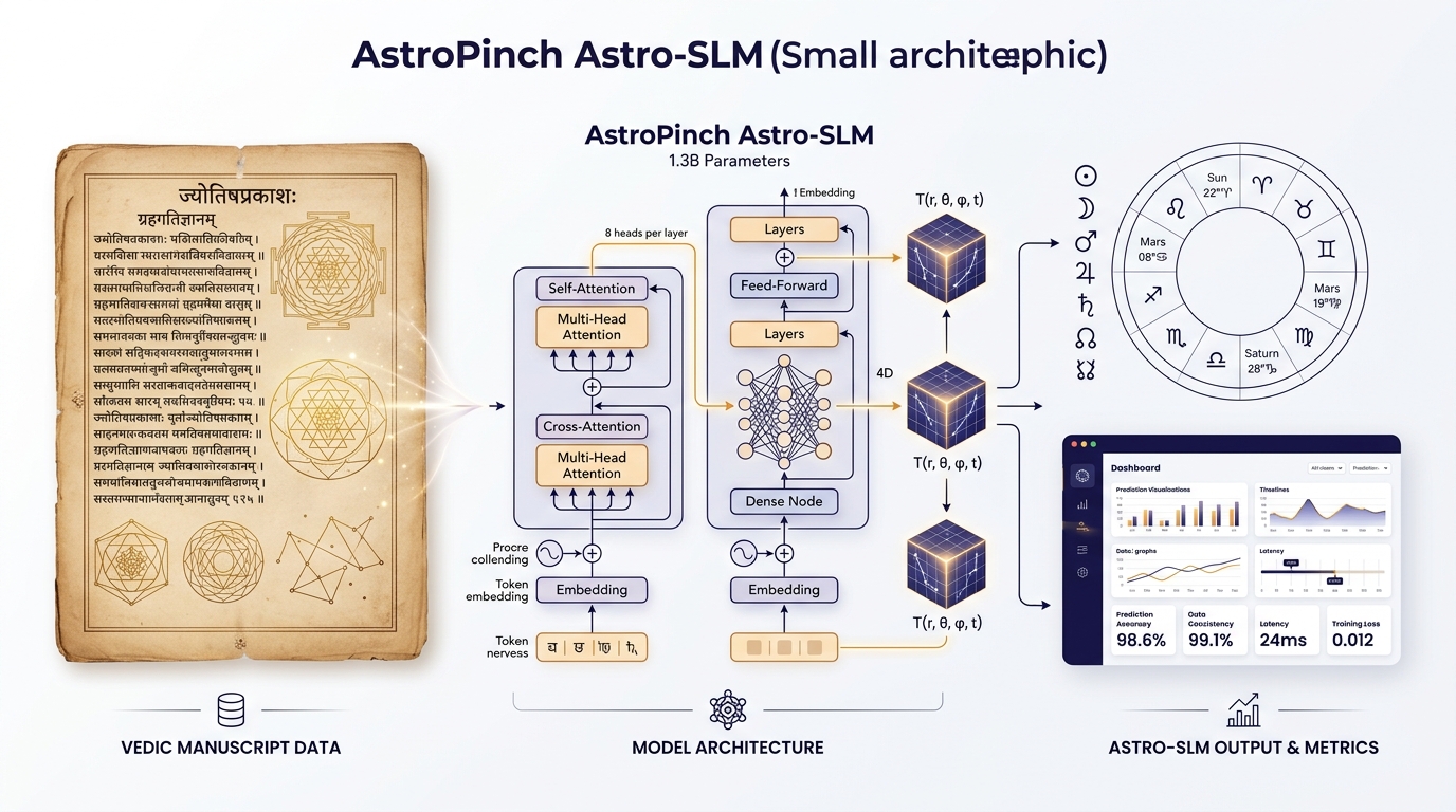 AstroPinch Astro-SLM Architecture and Technical Workflow on White Background