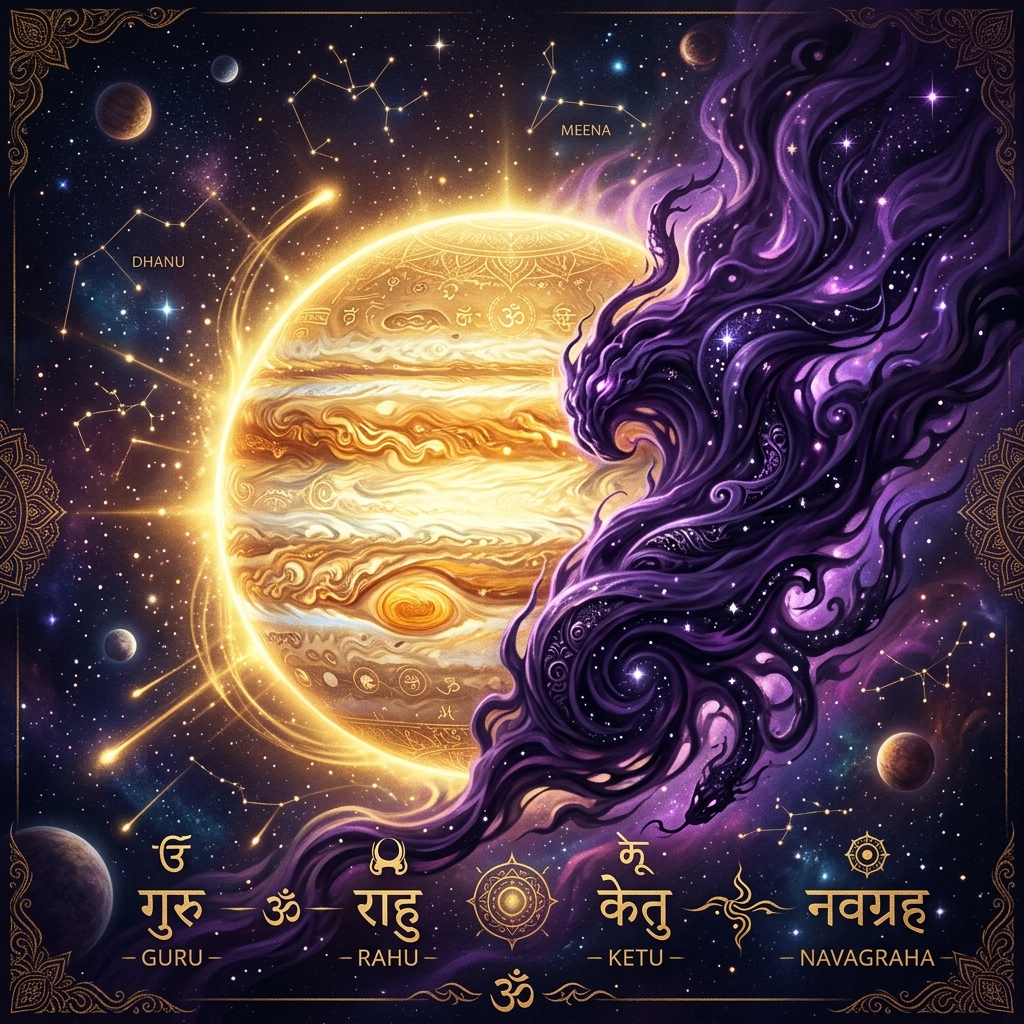 बृहस्पति और राहु का मिलन: गुरु चांडाल दोष का रहस्योद्घाटन